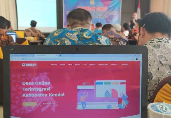 Bimbingan Teknis Pengelolaan Website Desa Bagi Aparatur Desa Kabupaten Kendal Tahun 2020